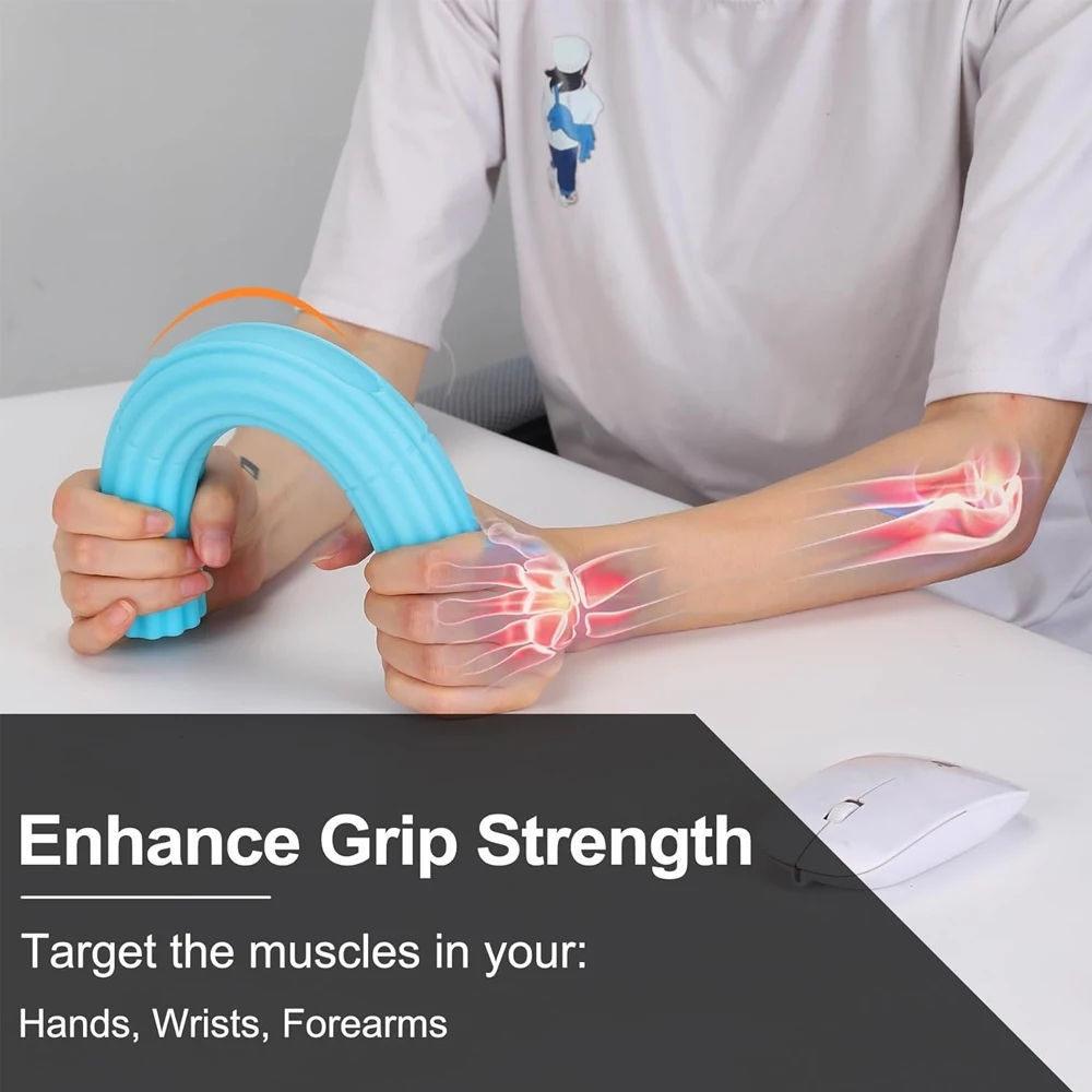 1Pcs Flex Therapy Bar Strengthener, Tennis Elbow Physical Therapy Bar, Resistance Bar for Golfers Elbow, Forearms Pain Relief