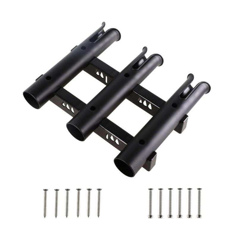

Fishing Rod Rack, Fishing Rod Insert Tube Fishing Rod Socket Multiple Connect Marine Fishing Rod Rack чорний
