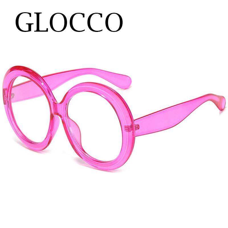 Oversized Green Round Reading Glasses Elegant Fashion Anti Blue Light Computer Glasses Women Men Finished Presbyopia Eyeglasses