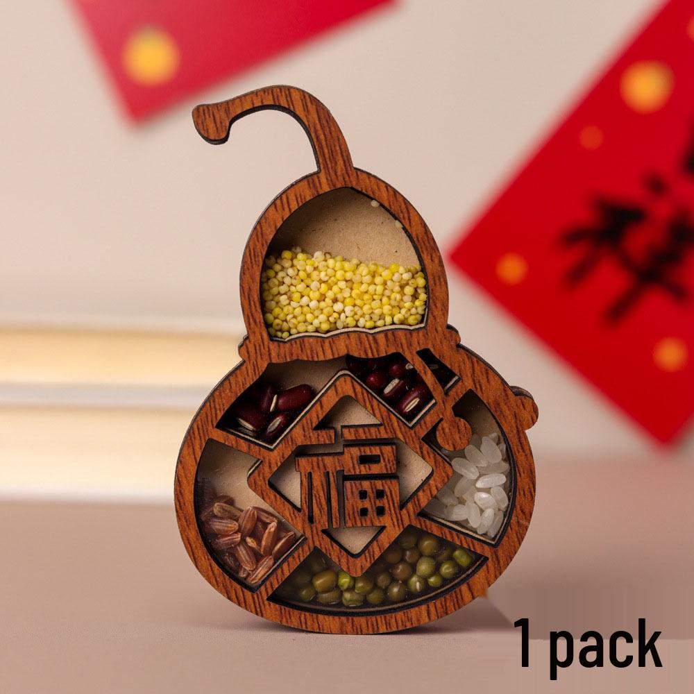 

Креативный деревянный магнит на новоселье: Обильный урожай пять злаков