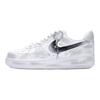 Nike Air Force 1 Slip Resistant, Abrasion Resistant, Lightweight Low Top Skateboard Shoes Men's Black White CW2288-111(Team18-)