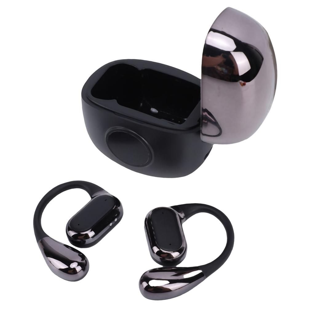 Wireless Earbuds Headphones with Flexible Earhook HiFi Sound ENC Noise Cancellation 60H for Cycling Running Workout