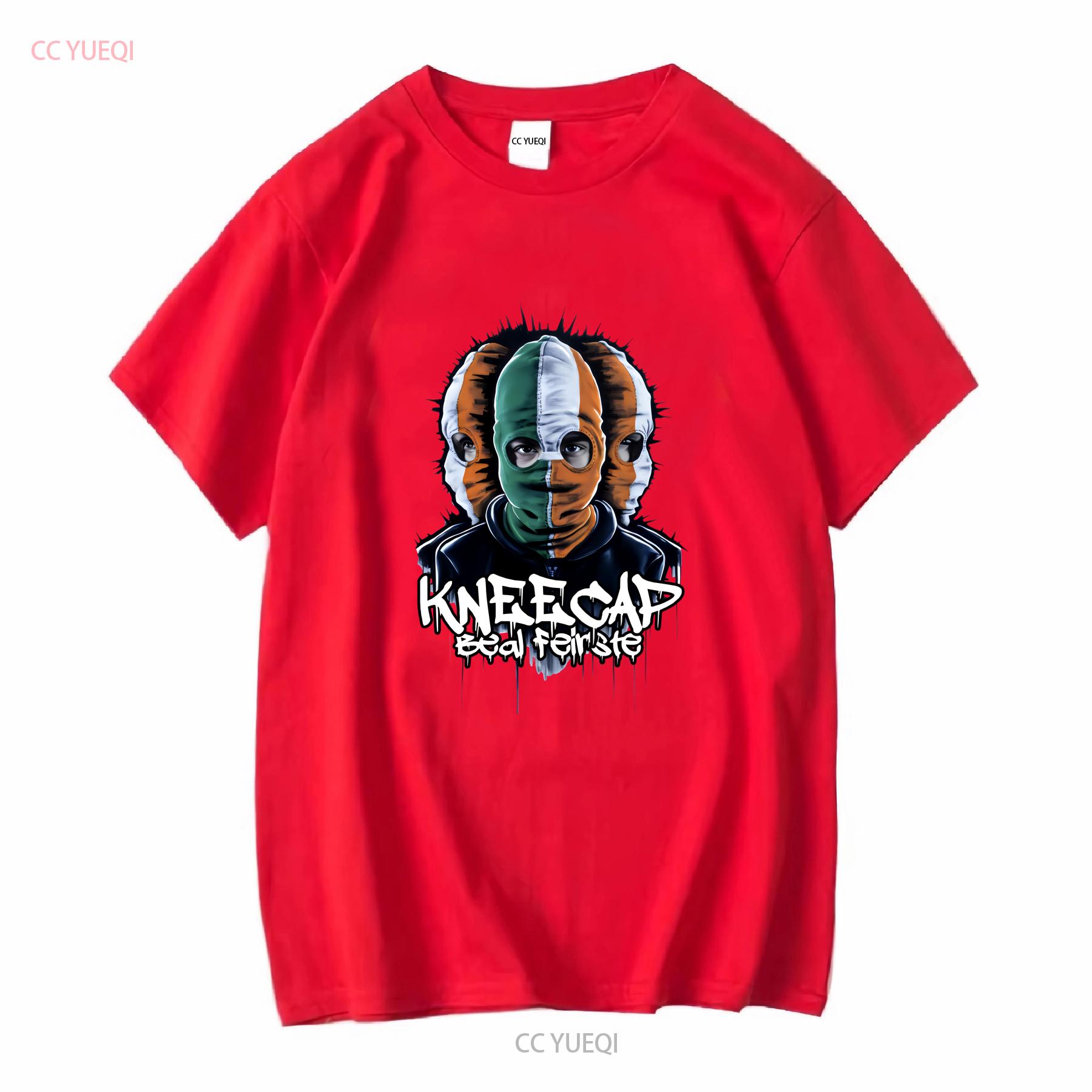 

New Rare KneeCap Belfast Irish Gaeilge Republican Design Made in USA T Shirt Siz vintage Washed streetwear graphic M