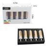 New E11 base LED light bulb, 7W warm white, 100V, dimmable, 730LM, equivalent to a 70W halogen lamp (5-pack)