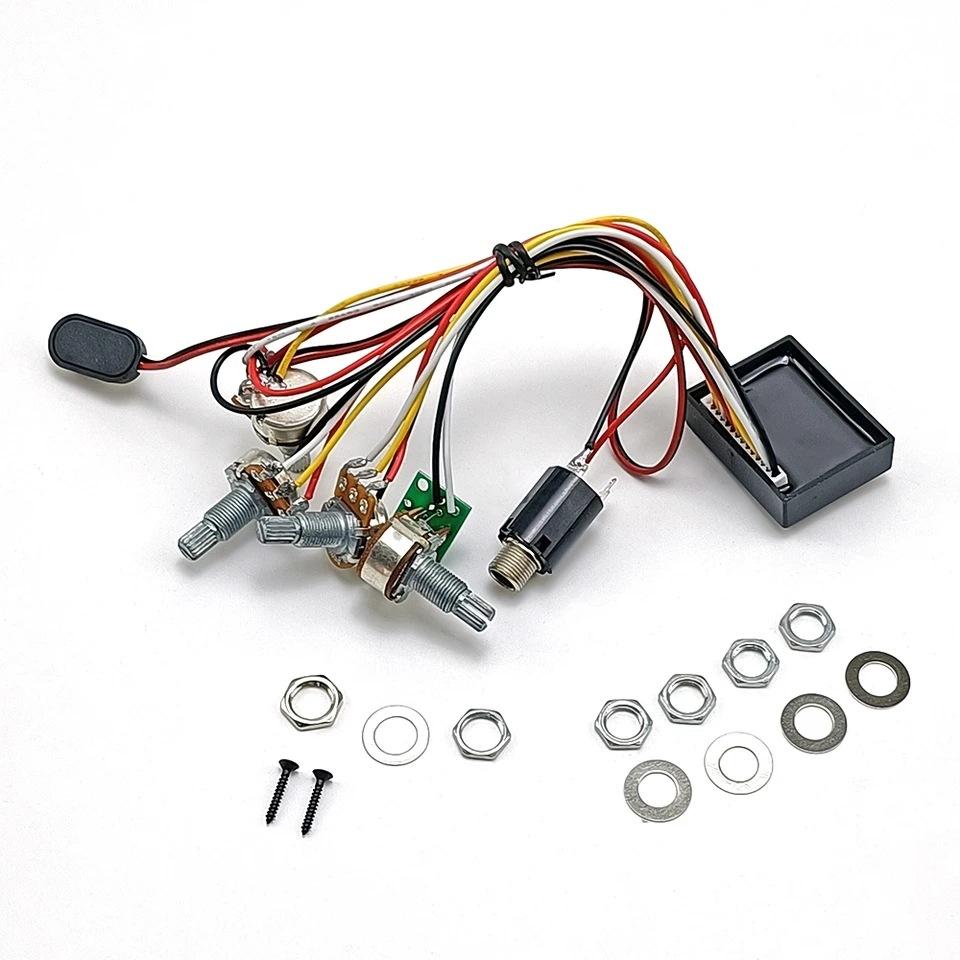 2-Band Equalizer Electric Bass Preamplifier Electric Pickup Circuit Double Bass Circuit