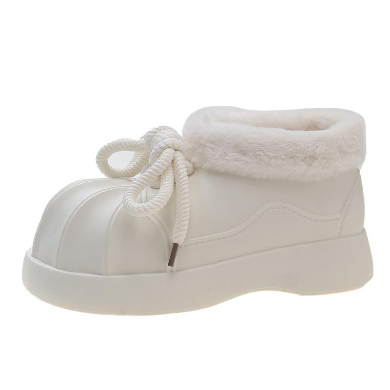 

Женские осенне-зимние водонепроницаемые и мягкие теплые зимние ботинки 41 слоновая кость