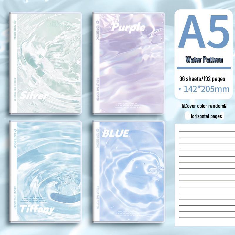 A5 Portable Thickened Notebook with Plastic Cover - Ideal for Students and Office Use