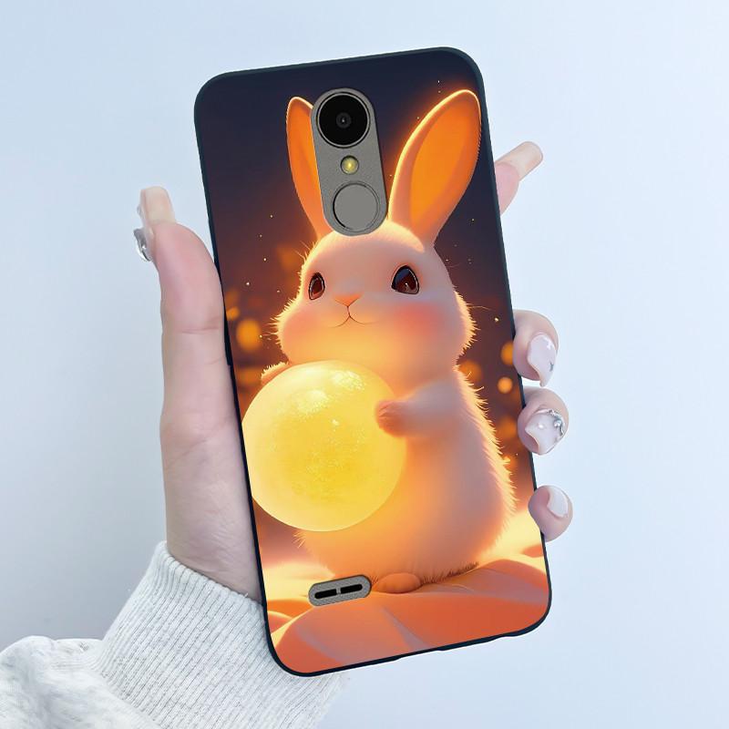 Casing For LG K4 2017 X230/LG K8 2017 X300 Slim Case Aesthetic Luxury Cute Cool Boys Girls Black Matte Soft Silicone Back Cover