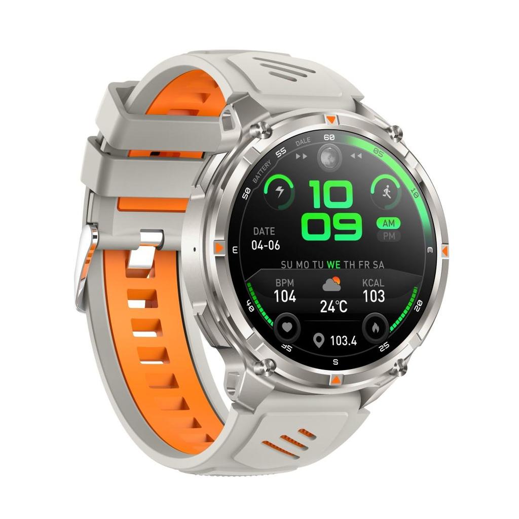 Rainbuvvy HT33 Bluetooth Smartwatch 1.7inch IPS Display IP68 Waterproof Super Long Standby 1100mAh BLE5.2 Android Sports Watch Multi-language