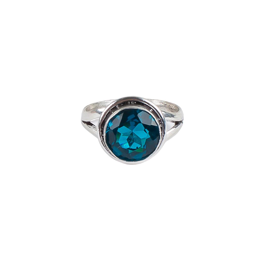 Blue Apatite Gemstone 925 Sterling Silver Jewelry Handmade Ring Gift For Women RR-11-12