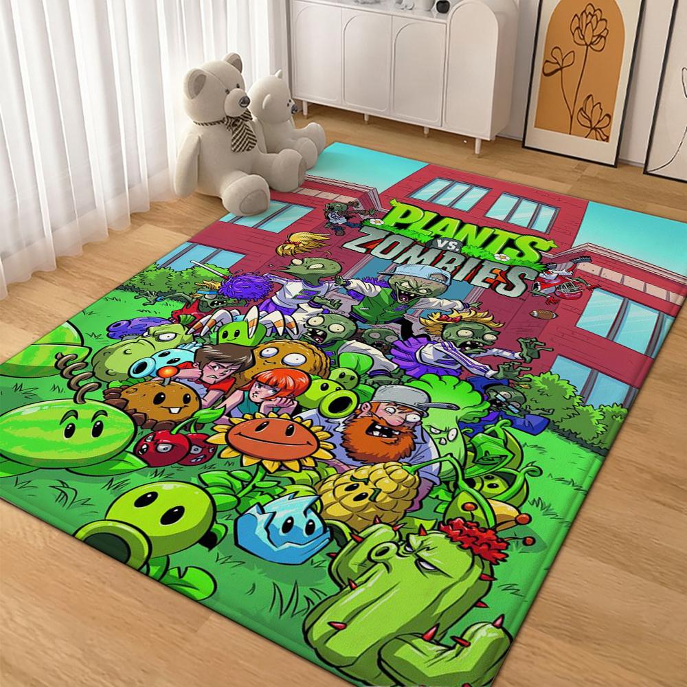 Plants Vs Zombies Carpet Living Room And Bedroom Mats Floor Mats Doormat Office Chair Cushion Room