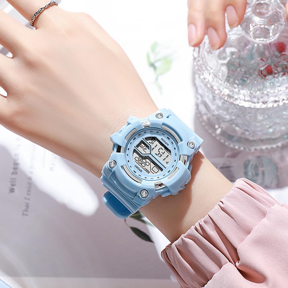 Fashion Sports Watch for kids Multi functional Alarm Clock Boys and Girls LED Digital Watch Student Clock Electronic Wristwatch