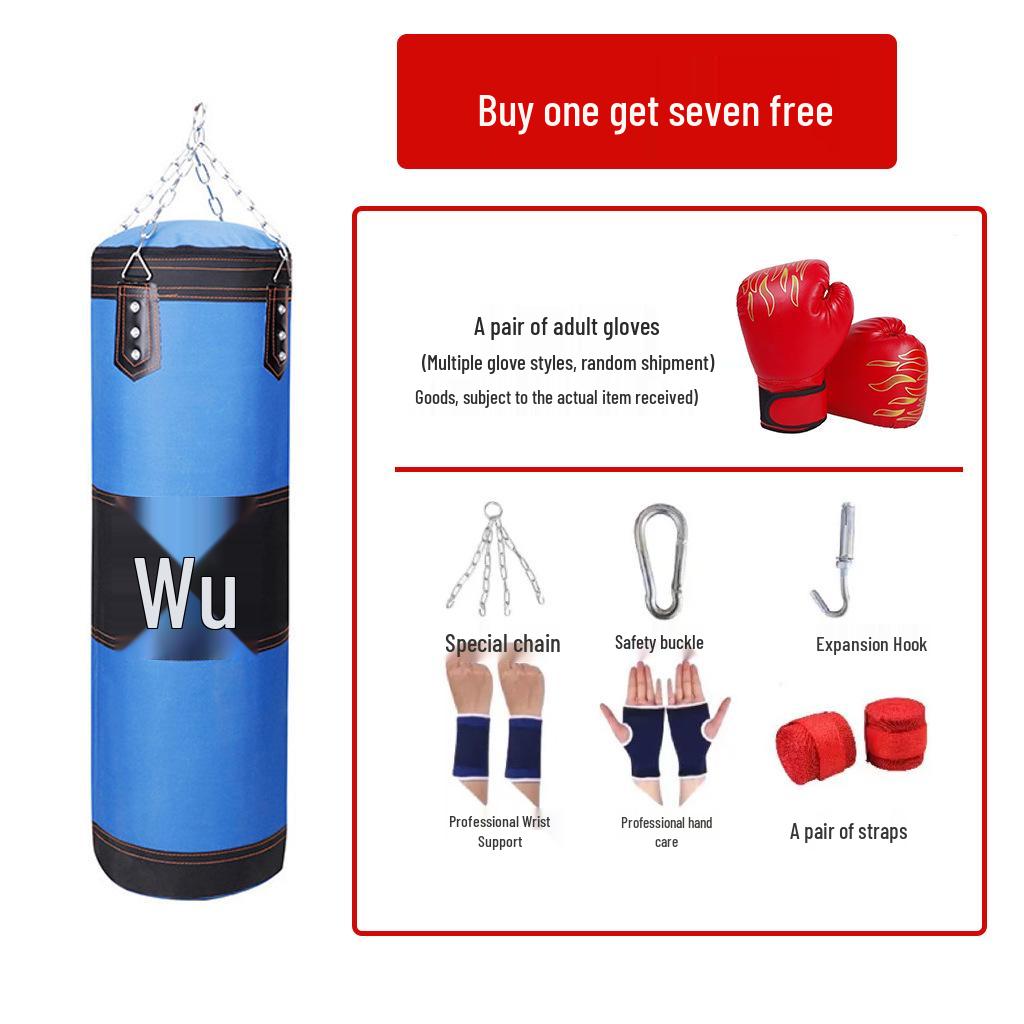 Hanging Oxford Cloth Canvas Punching Bag for Adults - Thickened for Gym and Sanda Training