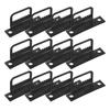 100Pcs L-Shape Photo Frame Hooks Sturdy Iron Hanging Brackets for Picture Frames Wall Art Easy Mounting Heavy Duty Display