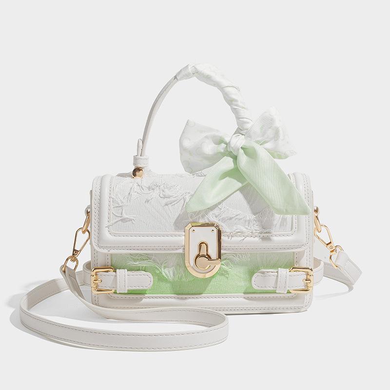 Dropshipping Sommer High-End Handtasche 2025 Neu Nische Bestickt Pendeln Schulter Crossbody Kleine Quadratische Tasche
