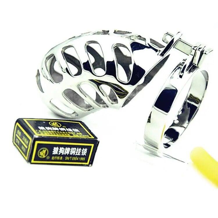 Metall Männliche Keuschheit Lock Gerät Gürtel Penis Käfig Ring Jungfräulichkeit Lock Paare Sm Fesseln Sex Spiel Liefert für Männer neue