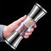 Double Head Manual Mill Seasoning Grinder Kitchen Gadget For Freshing Ground Pepper Salt And Spices At Dining Table