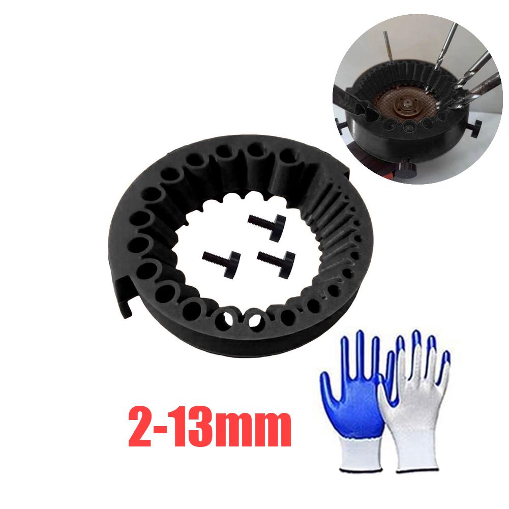 Mehrzweck Bohrer Schleifschärfer Polier Schleifwerkzeug 125mm Winkelschleifer Elektrowerkzeugteile Für 2-13mm Bohrer