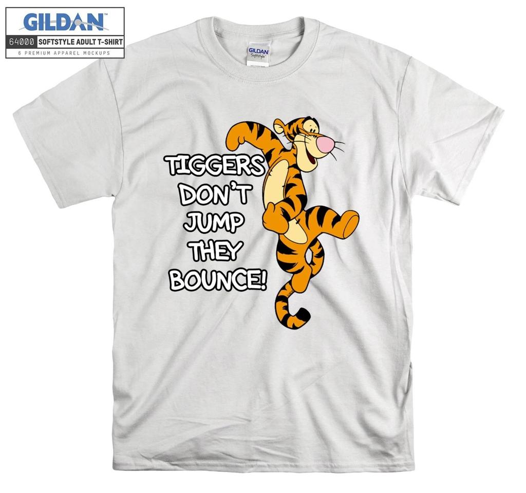 Tigger Tričko Medvídek Pú Kreslené Tričko Pánské Dámské Unisex Tričko 3862