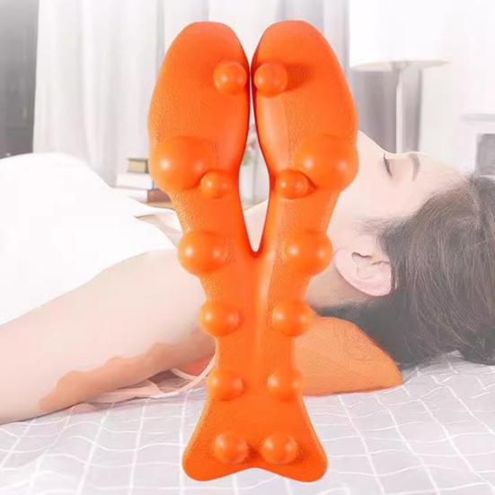 Cuscino Massaggiante per il Collo con Punti di Agopressione Supporto Ortopedico per Sollievo da Spalle e Schiena Cuscino per il Collo Portatile Leggero per Ufficio Casa