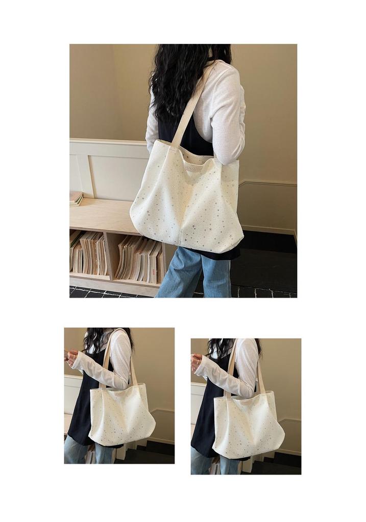 Women's Large Capacity 2026 Trendy Korean Style Shoulder Tote Bag