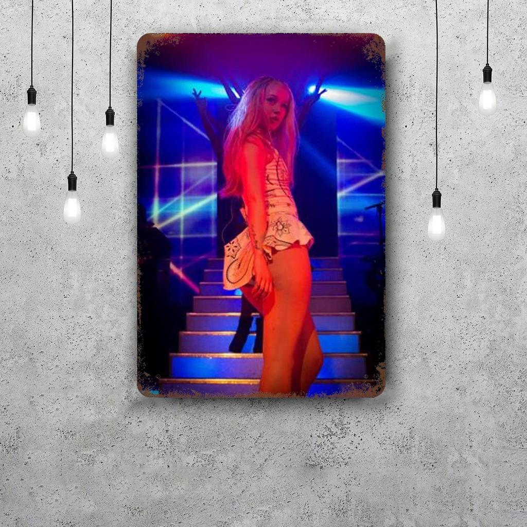 Iggy Azalea Decor Vintage Metal Signs Tin Signs Captain Poster Decor for Bar Pub Club Man Cave Wall Decoration