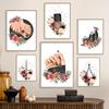 Black Nail Tech Manicure Pedicure Wall Art Canvas Painting Nordic Fashion Poster And Prints Wall Pictures For Beauty Salon Decor