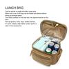Adjustable Strap Thermal Lunch Box Leakproof Picnic Bag Portable Insulated Lunch Bag  Camping