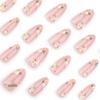 Simple Ins Style Wearable Almond False Nails - Spring/Summer Art Tips