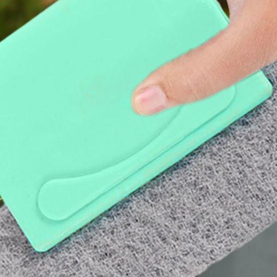 3Pcs Window Track Cleaner Brush Dual-Head Crevice Brush Ergonomic Handle Window Groove Sliding Door