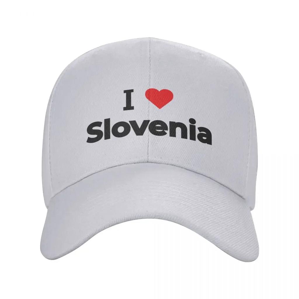 I Love Slovenia Baseball Cap Golf Hat Vintage Golf Cap Hat Baseball Cap Luxury Woman Men's