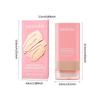 Dual-Head Charm Point Foundation Stick with Brush - Long-lasting Waterproof Formula