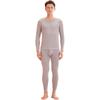 Hengyuanxiang Men's 2025 Lightweight Round Neck Thermal Underwear Set