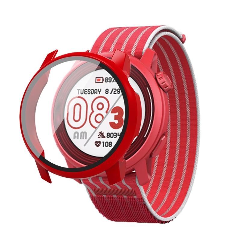 Tempered Glass Film+Case Screen Protector Full Coverage Cover Hard PC Anti-scratch Shells Watch Housing For Coros Pace 3