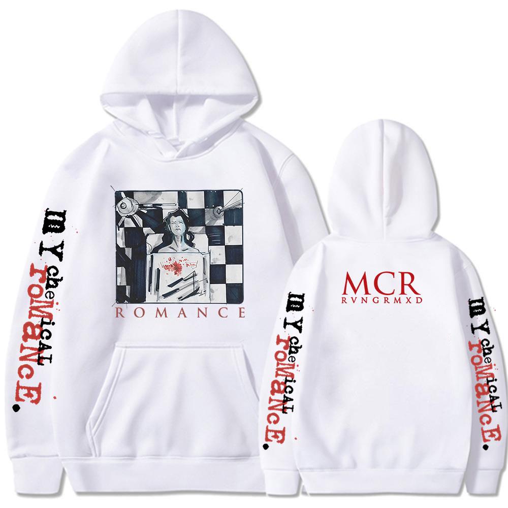 Band My Chemical Romance MCR Hoodies The Black Parade Punk Gothic Vintage Sweatshirt Men's Women Oversized Pullovers Streetwear