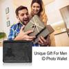 Superhero Face ID Wallet Bat Superhero Card Holder 3-Slot ID Card Holder Birthday Gift for Dad Husband Boyfriend