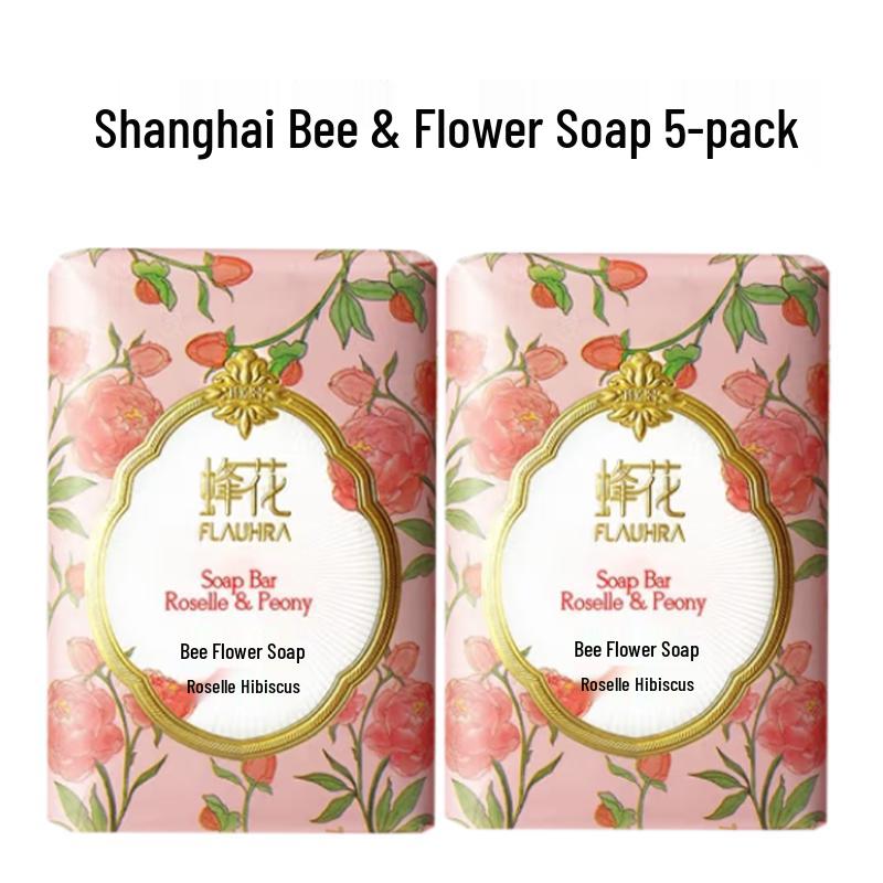 

Bee & Flower Roselle Peony Bar Soap