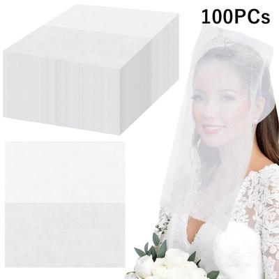 New Disposable Makeup Hood Non Woven Fabric Cosmetic Masks Face Makeup Protector Hood Lightweight Comfortable Makeup Face Covers
