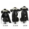 Fashion Women Summer High Heels Sandals Lady Pointed Toe Stiletto Butterfly Knot Pumps Fashion Pearl Buckle Strap Wedding Bridal Shoes