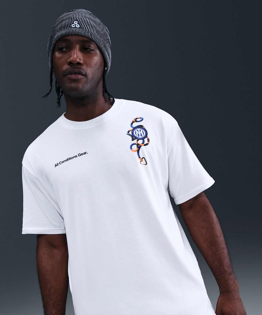 NIKE Inter Milan Acg Soccer T-Shirt M - White / If0513-100