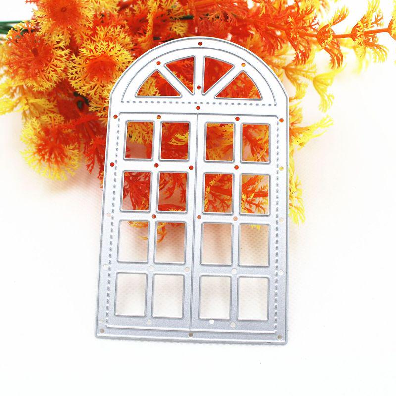 New Dies Window Metal Cutting Dies Scrapbooking Embossing Folder for Card Making Album Decor Stencil