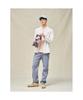 Binpolmen Garment Dyed Regular Pants Blue (Bc5221C12P)