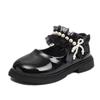 Girls Glossy Leather Shoes Summer and Autumn 2025 New Fashion Foreign Style Children's Princess Shoes Students British Boys and Girls Single Shoes