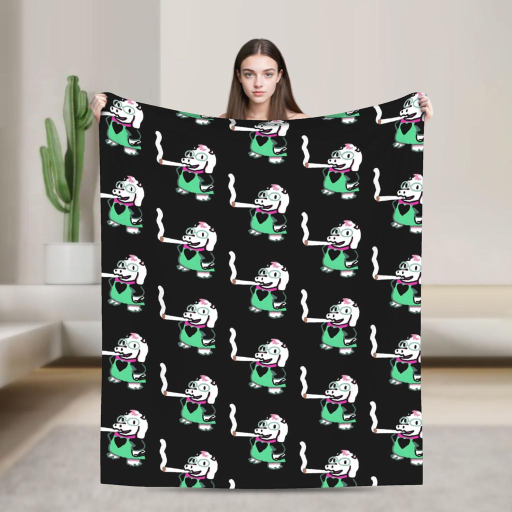 Delta Rune Kris Deltarune Blankets Wool Novelty Soft Throw Blankets for Bed Sofa Summer