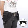 2026 Borsa a marsupio Gothic Punk Hip Hop dal Design Irregolare da Donna con Tasche Multiple Rivetti Techwear Cintura Regolabile