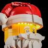 Kit de Iluminación LED DIY Para Minifigura de Papá Noel 40820 de LEGO a Escala Grande Juguete de Bloques de Construcción Decoración Accesorios de Iluminación Ajustables
