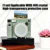 Clear Protective Case For Wide 400 Camera Durability PC Shell High Transparency Cover Housing with Lens Cover Cap