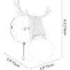 Applique murale - AIMOONSA - Deer Antlers - Noir - Culot E27 - Angle réglable