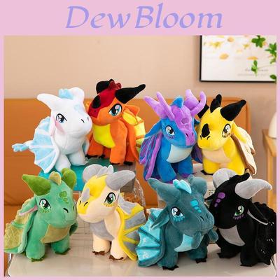 Peluche de Dragón de Alas de Fuego con Felpa Corta Supersuave para Niños y Coleccionistas