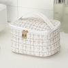 Bolsa de maquillaje de gran capacidad, nueva bolsa de almacenamiento de cosméticos de gran capacidad, bolsa de maquillaje portátil, bolsa de maquillaje de viaje de alta gama, bolsa de almacenamiento de mano para mujeres